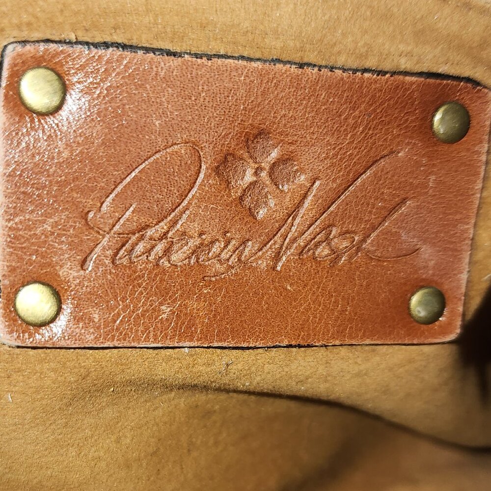 Patricia Nash Tan Croc-Embossed Satchel - Picture 10 of 10